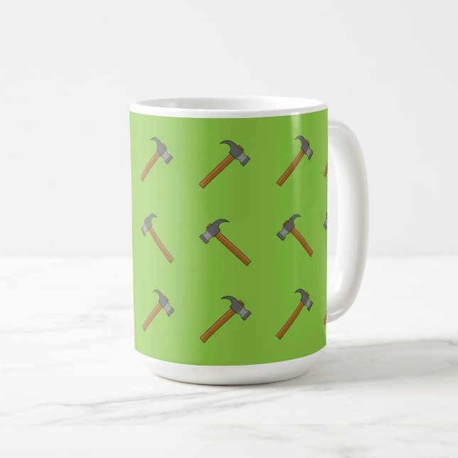 Caneca De Café Cartoon Claw Hammer (Frente Esquerda)