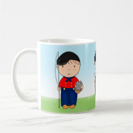 Caneca De Café Cartoon de Bíblia para crianças