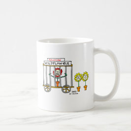 Caneca De Café Cartoon de flor selvagem Jardineiro Novelty Mug