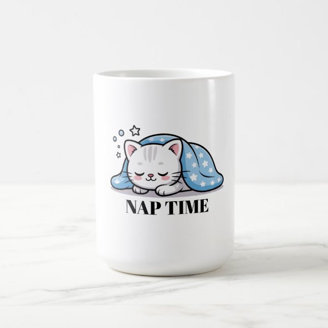 Caneca De Café Cartoon de Gato de Kawaii Adorável (Centro)