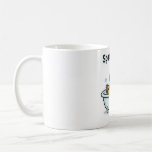 Caneca De Café Cartoon de Memes do Capivara Relaxando 