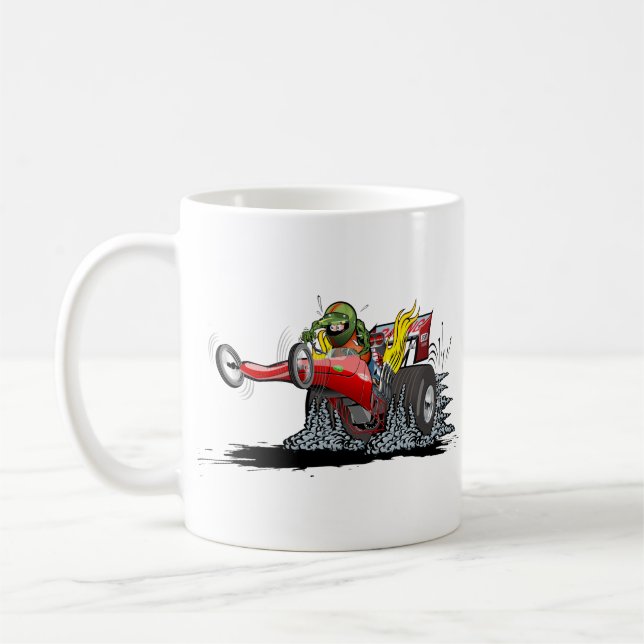 Caneca De Café Cartoon dragster (Esquerda)