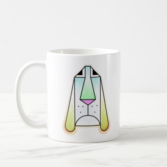 Caneca De Café Cartoon Droopy Bloodhound Mug (Esquerda)