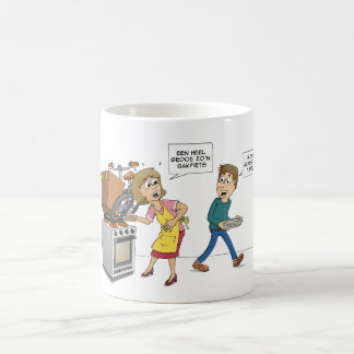 Caneca De Café Cartoon: Een heel gedoe zo’n bakfiets
