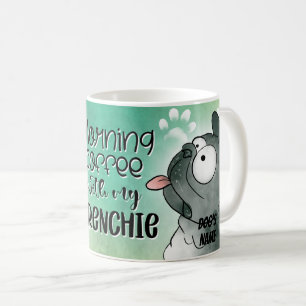 Caneca De Café Cartoon French Buldogue Dog Pet Coffee Mug, Taça