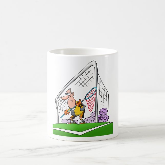 Caneca De Café Cartoon Goalkeeper Mug (Criador carregado)