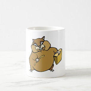 Caneca De Café Cartoon Hamster