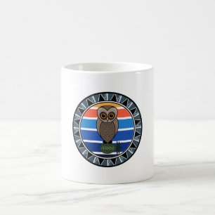 Caneca De Café Cartoon Hawail Owl Pueo