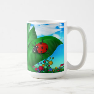 Caneca De Café Cartoon Lady Bug