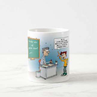 Caneca De Café Cartoon; later als ik groot ben