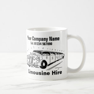 Caneca De Café Cartoon Limousine Hire