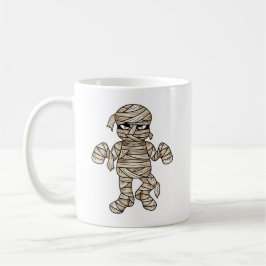 Caneca De Café Cartoon Mummy Ilustra o Tema do Dia das Bruxas