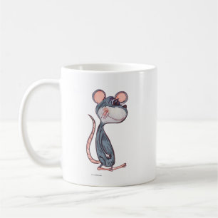 Caneca De Café Cartoon Rato Rodent Pal Character Marker Art