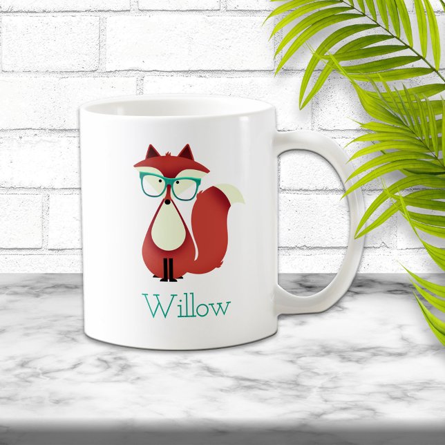 Caneca De Café Cartoon Red Fox Mug (Criador carregado)
