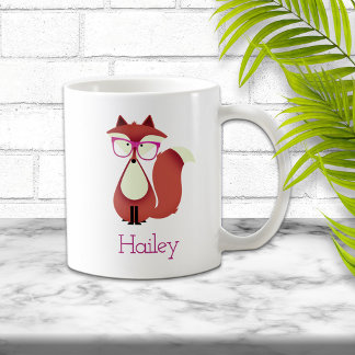 Caneca De Café Cartoon Red Fox Mug