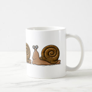 Caneca De Café Cartoon Snail