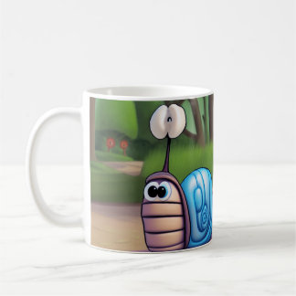 Caneca De Café Cartoon Snail