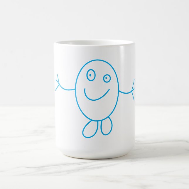 Caneca De Café Cartoon Stick Man Mug (Centro)