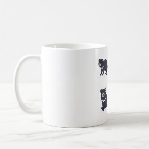 Caneca De Café Cartoon tasmano Delight � Bela Arte Animal