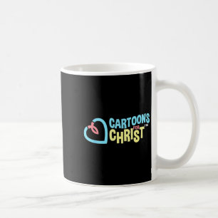 Caneca De Café Cartoons Para Cristo - Cristão, Fé, Jesus, Rel