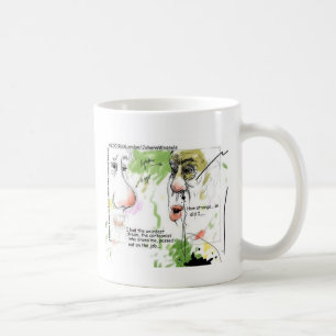 Caneca De Café Cartunista Distribuiu Presentes e Camisetas Engraç