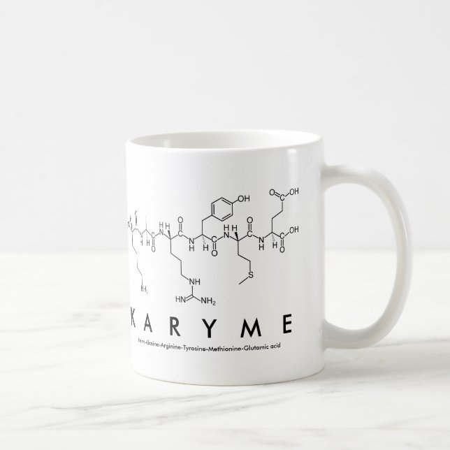 Caneca De Café Caryme peptide mug (Direita)