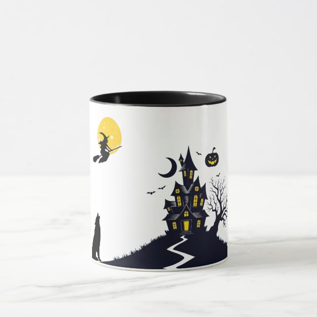 Caneca de Café Casa Assombrada Assustadora (Centro)