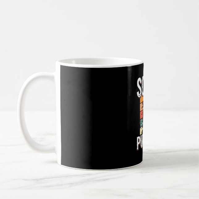 Caneca De Café Casa Assombrada de Abóbora Assustadora Design de H (Esquerda)