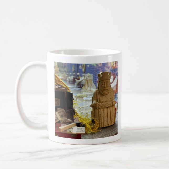 Caneca de Café Casa Assombrada de Lewis Xadrez 2 (Esquerda)