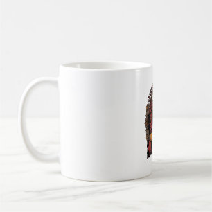 Caneca De Café Casa Assombrada Halloween Gravura Vintage Assustad