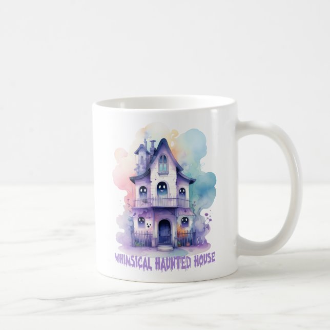 Caneca De Café Casa Branca Assombrada (Direita)