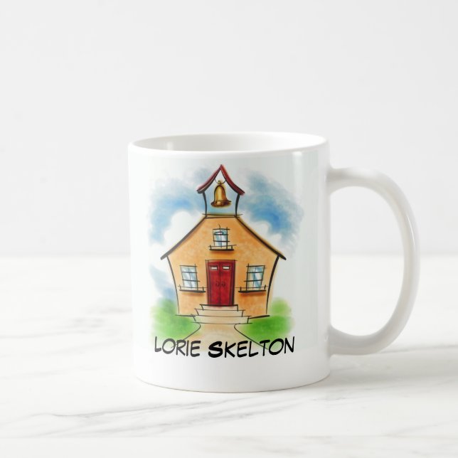 Caneca De Café Casa da escola, Lorie Skelton (Direita)