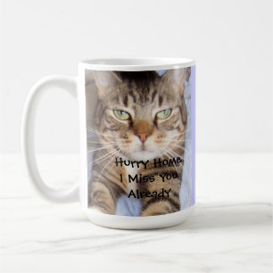 Caneca De Café Casa da pressa mim senhorita Você Já