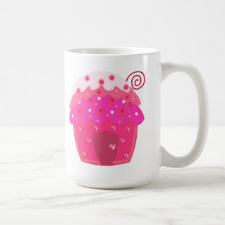 Caneca De Café Casa de Cupcake Rosa