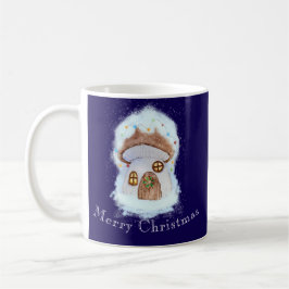 Caneca De Café casa de fada de Natal