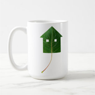 Caneca De Café Casa de Folha