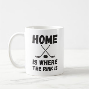 Caneca De Café Casa de Hockey é onde o Rink está