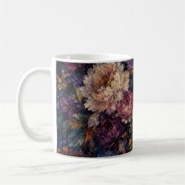 Caneca De Café Casa de jardim floral impressionista gótico temper