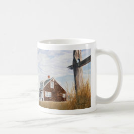 Caneca De Café Casa de Praia ao Nascer do Sol