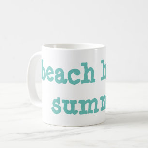 Caneca De Café casa de praia verão