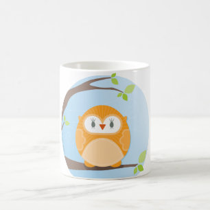 Caneca De Café CASA DOCE HOME:: Coruja em uma árvore 4
