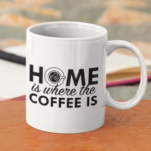 Caneca De Café Casa É Onde Está O Café