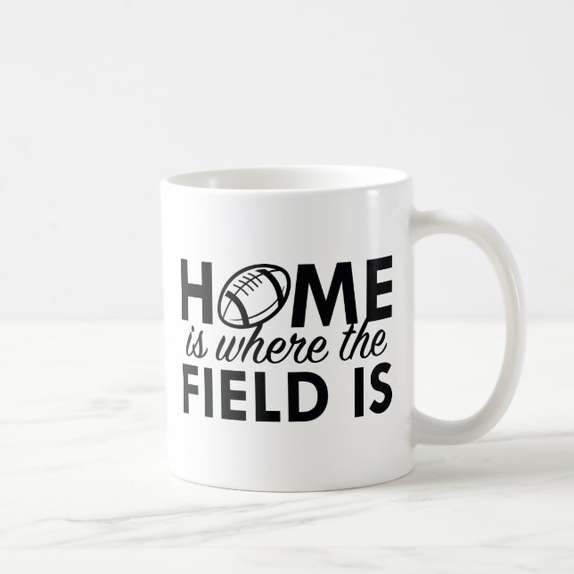 Caneca De Café Casa É Onde O Campo Está (Direita)