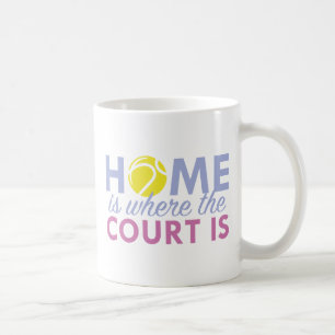 Caneca De Café Casa É Onde O Tribunal Está