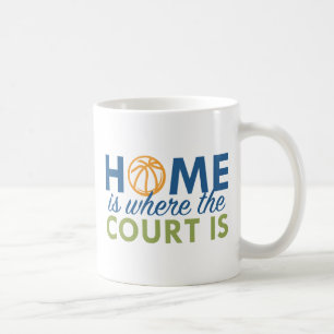 Caneca De Café Casa É Onde O Tribunal Está