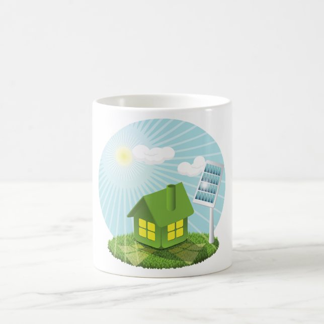 Caneca De Café Casa Ecológica com Energia Solar (Centro)