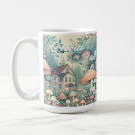 Caneca De Café Casa Encantadora Personalizada do Núcleo da Aldeia