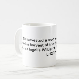 Caneca De Café Casa pequena na Prairie Coca-Coleta/Amigos