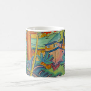 Caneca De Café Casa velha de Kahala, por Arman Manookian, 1928