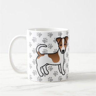 Caneca De Café Casaco Branca E Suave Jack Russell Terrier Dog